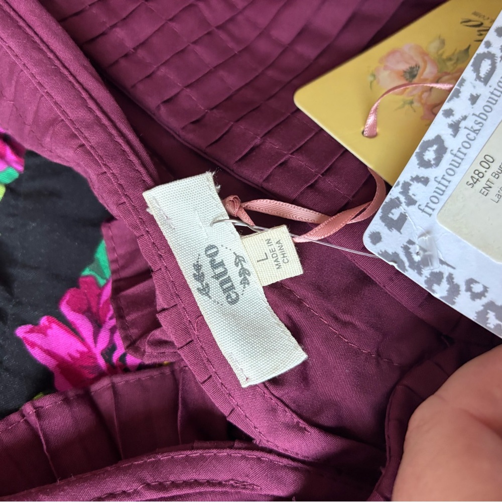 entro Plum Ruffle V-Neck Mini Dress - Picture 8 of 9
